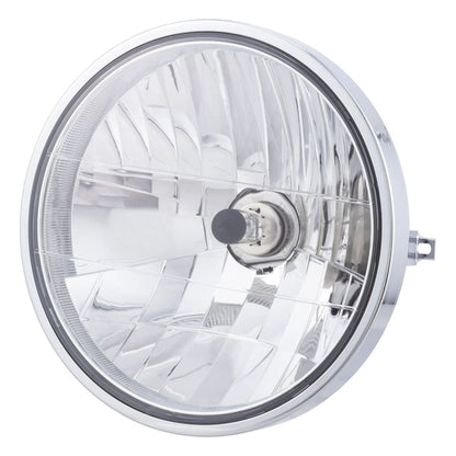 Multi-reflector Headlight, φ180 (7 inch), H4 12V 60/55W, Clear, 1 pc.