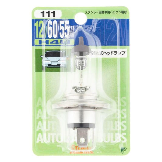 ハロゲン電球 BP14-0181U H4U T14.2 12V 60/55W クリア 1個入