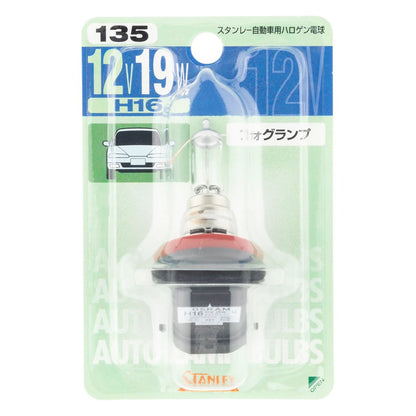 ハロゲン電球 H16 T11 12V 19W クリア 1個入