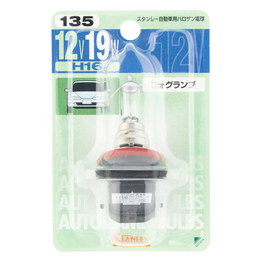 ハロゲン電球 H16 T11 12V 19W クリア 1個入