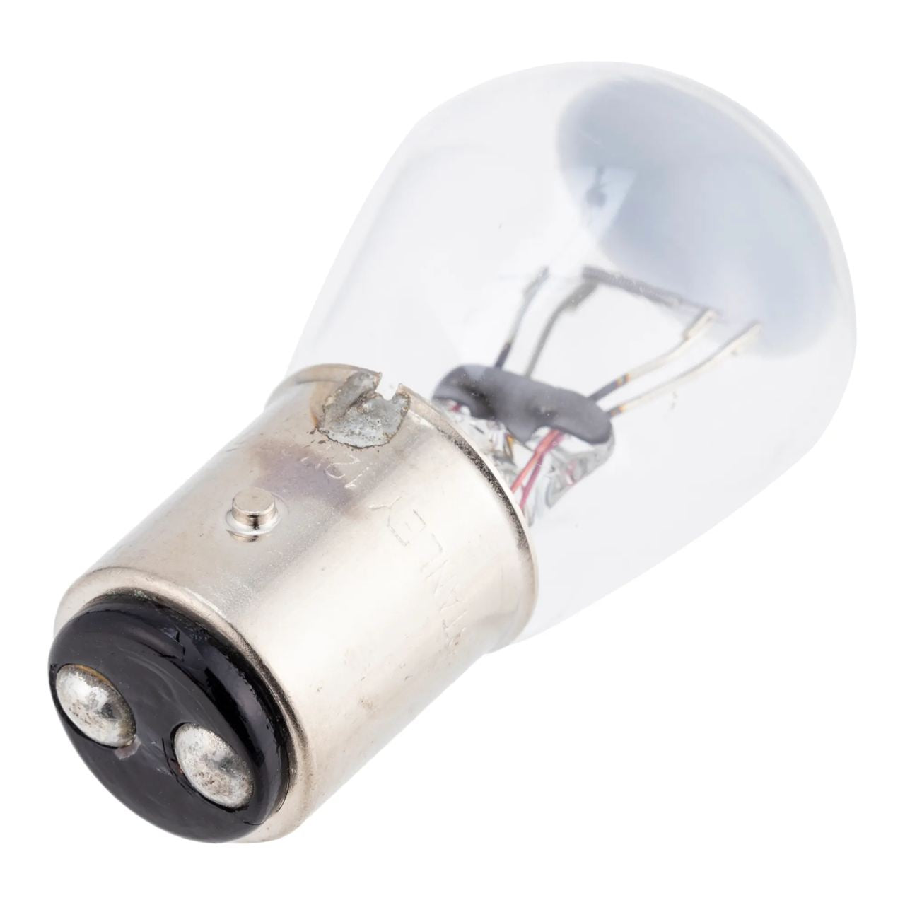 Normal Light Bulb BP4825W S25 12V 35/5W Clear 2-pack