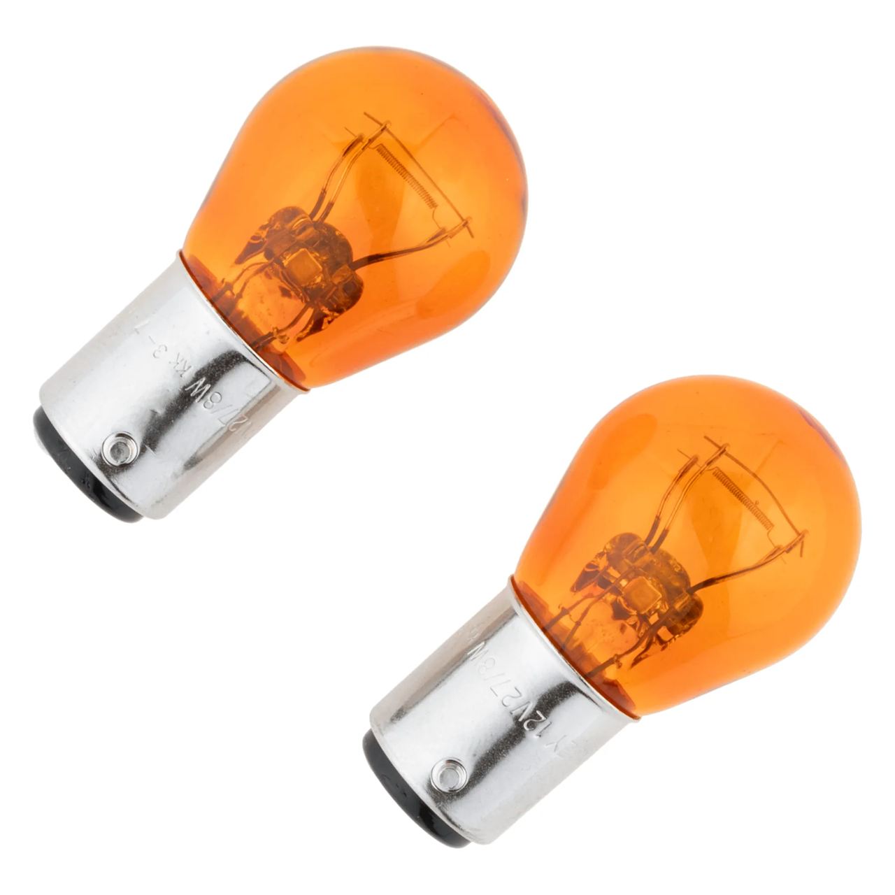 ノーマル電球 BP4967 S25 12V 27/8W アンバー 2個入