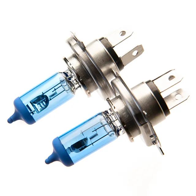 Hyper Halogen H4 12V 60/55W 4400K White, Pack of 2