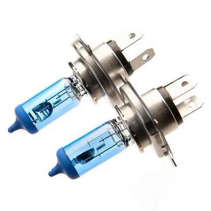 Hyper Halogen H4 12V 60/55W 4400K White, Pack of 2