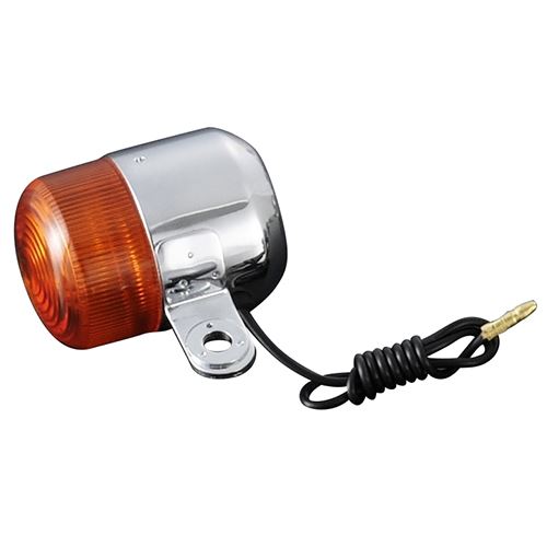 ネオクラシックウインカー フロント 左orリア右 12V10W オレンジ 1個入り