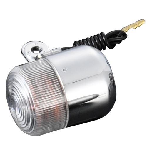 ネオクラシックウインカー フロント 右orリア左 12V10W クリア 1個入り