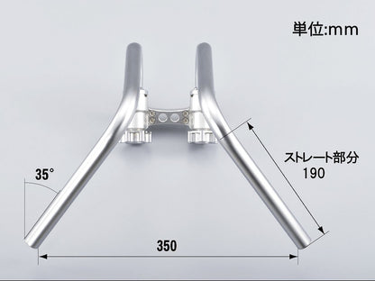 スクイーズ セパレートハンドル ミドル メッキ モンキー