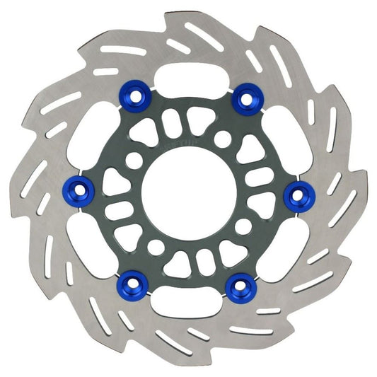 Wave Floating Disc Rotor 220mm Gunmetal/Blue GROM125