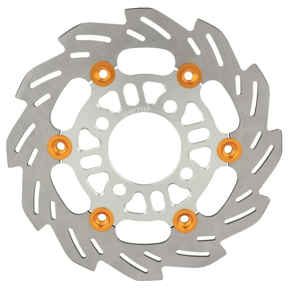 ウェーブフローティングディスクローター 220mm シルバー/ゴールド グロム125