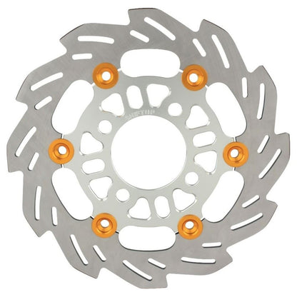 ウェーブフローティングディスクローター 220mm シルバー/ゴールド グロム125