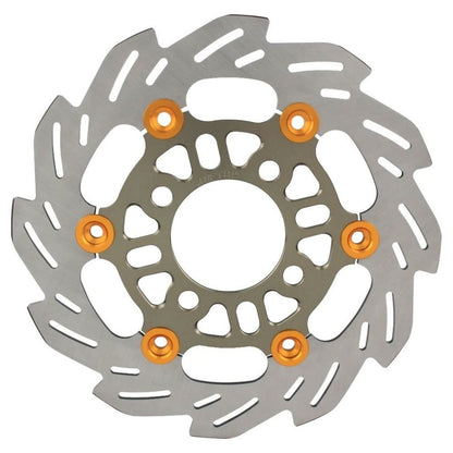 ウェーブフローティングディスクローター 220mm チタン/ゴールド グロム125