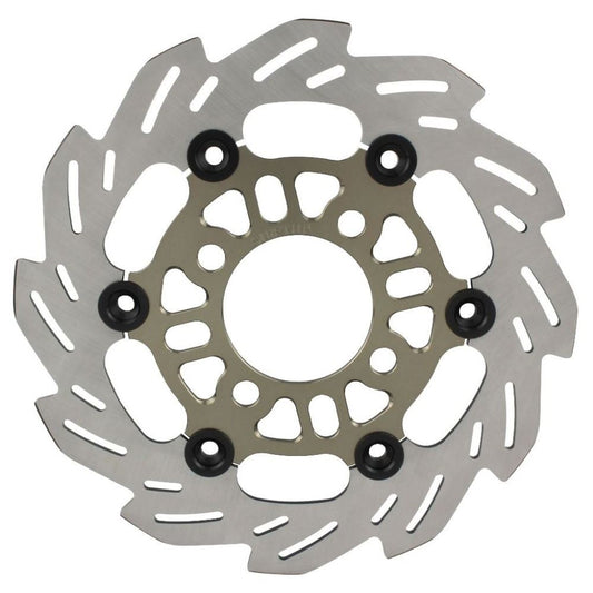 Wave Floating Disc Rotor 220mm Titanium/Black GROM125