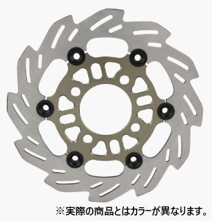 Wave Floating Disc Rotor 220mm Gunmetal/Black GROM125