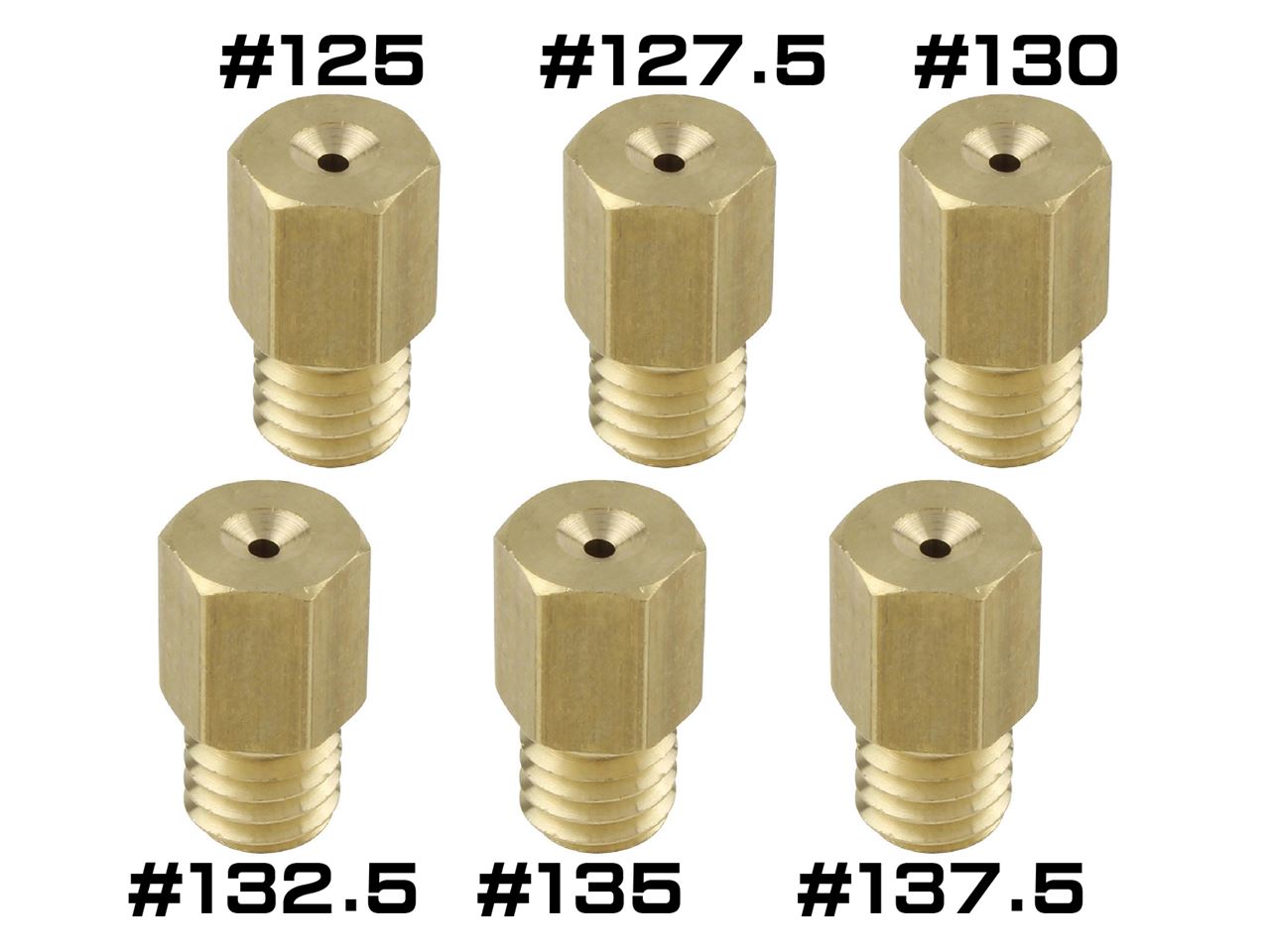 ミクニ 6角大/6X11.5 #125-#137.5 6サイズ 各1個入り