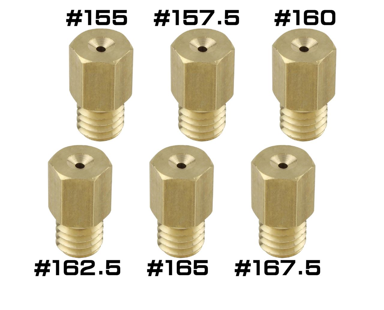 ミクニ 6角大/6X11.5 #155-#167.5 6サイズ 各1個入り