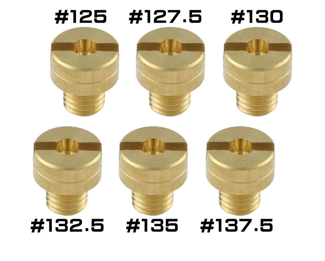 ミクニ 丸大/8X9 #125-#137.5 6サイズ 各1個入り