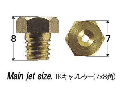 ミクニ 6角小/7X8 #120-#132.5 6サイズ 各1個入り