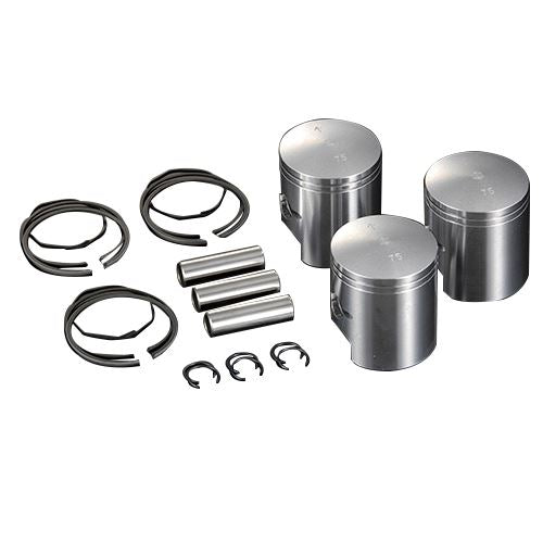 ピストンキット 0.25mm オーバーサイズ 3シリンダー分 マッハ3（H2） 750cc