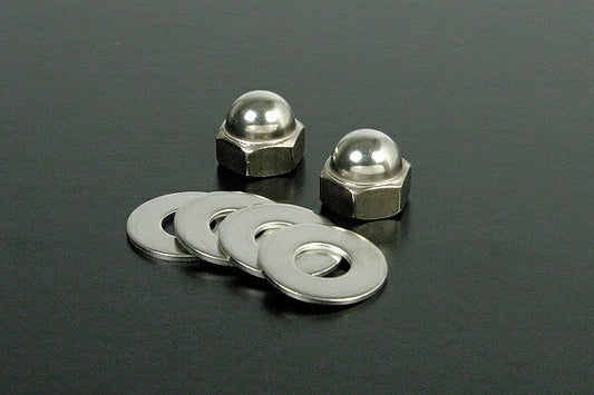 Rear Shock Mount Nut SUS 2 pcs Monkey/DAX/Cub/CD