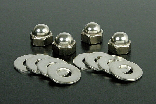 Rear Shock Mount Nuts SUS (Stainless Steel) for 1 vehicle - Monkey/DAX/Cub/CD