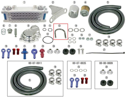 Uボルト M6 補修部品