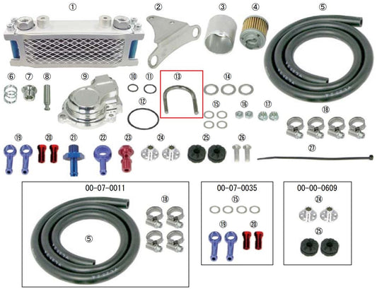 U-bolt M6 repair parts