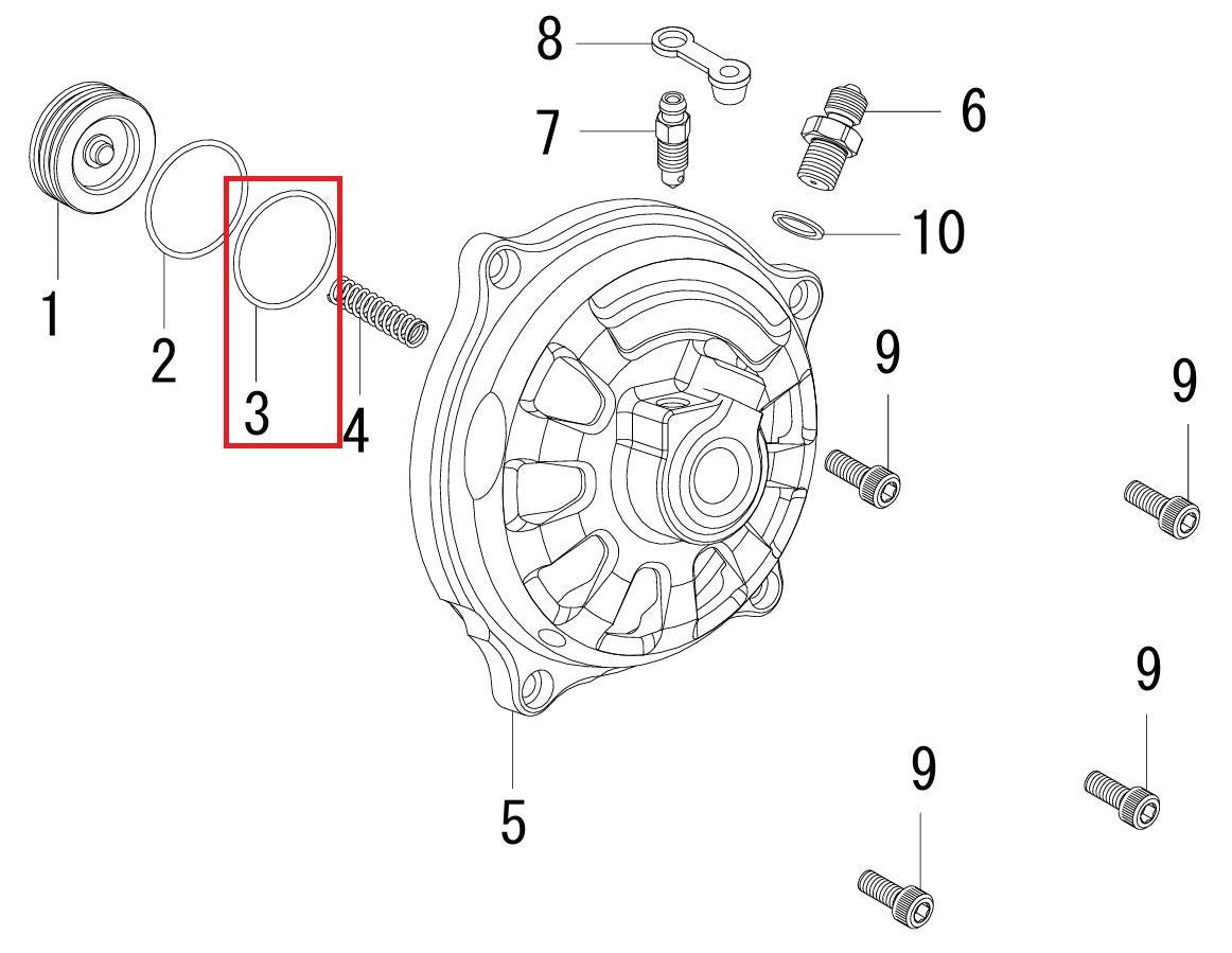 O-ring SBR 30mm SBR/Matte 1pc Engine Repair Parts