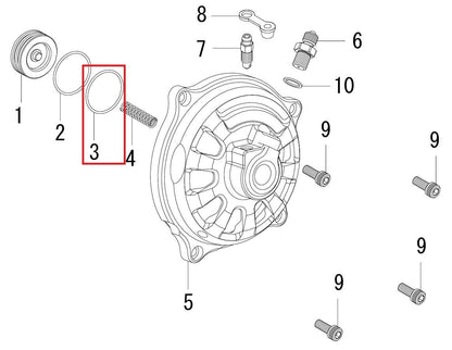 O-ring SBR 30mm SBR/Matte 1pc Engine Repair Parts