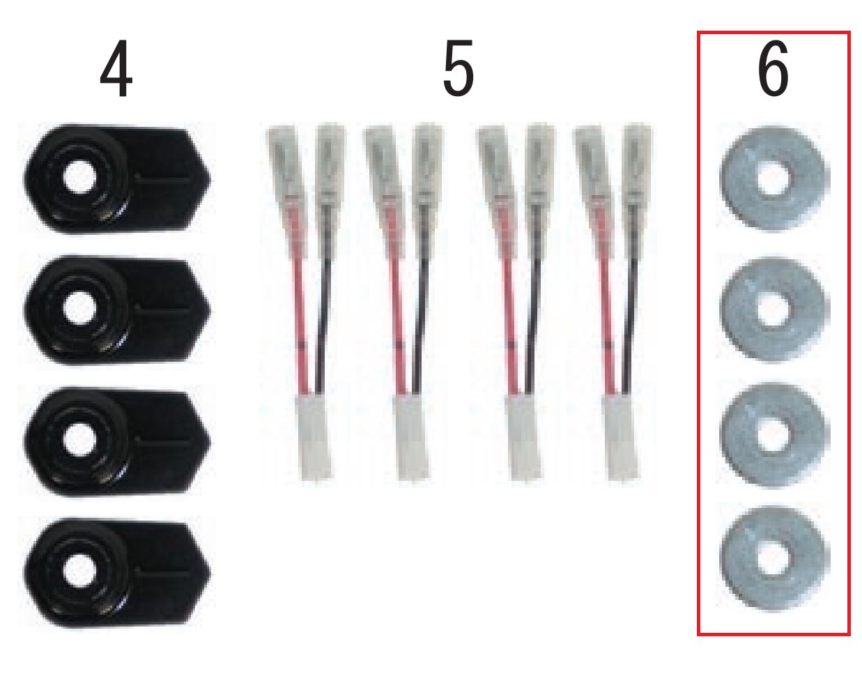 プレーンワッシャ8mm（特寸）5枚 8.5X28X2.0