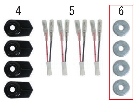 Plain washer 8mm (custom size) 5 pcs 8.5X28X2.0