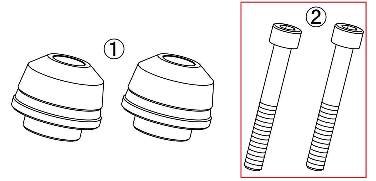 Socket Head Cap Screws 6x45 (5 pcs) - Replacement Parts
