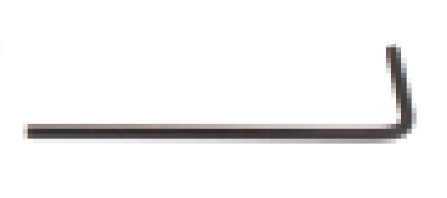 Lレンチ 1.5mm(生地) 6角棒レンチ