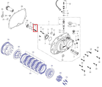 Release Spring (for Manual Clutch Cover)