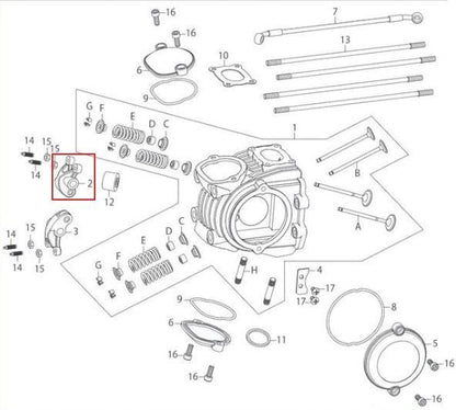 INTAKE ROCKER ARM COMP.
