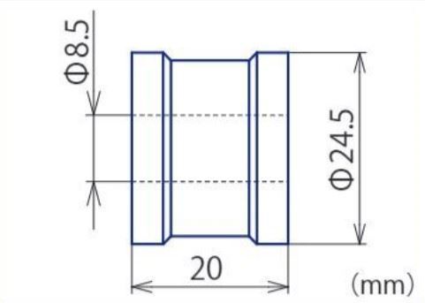 Rear tank spacer