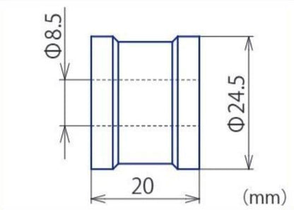 Rear tank spacer