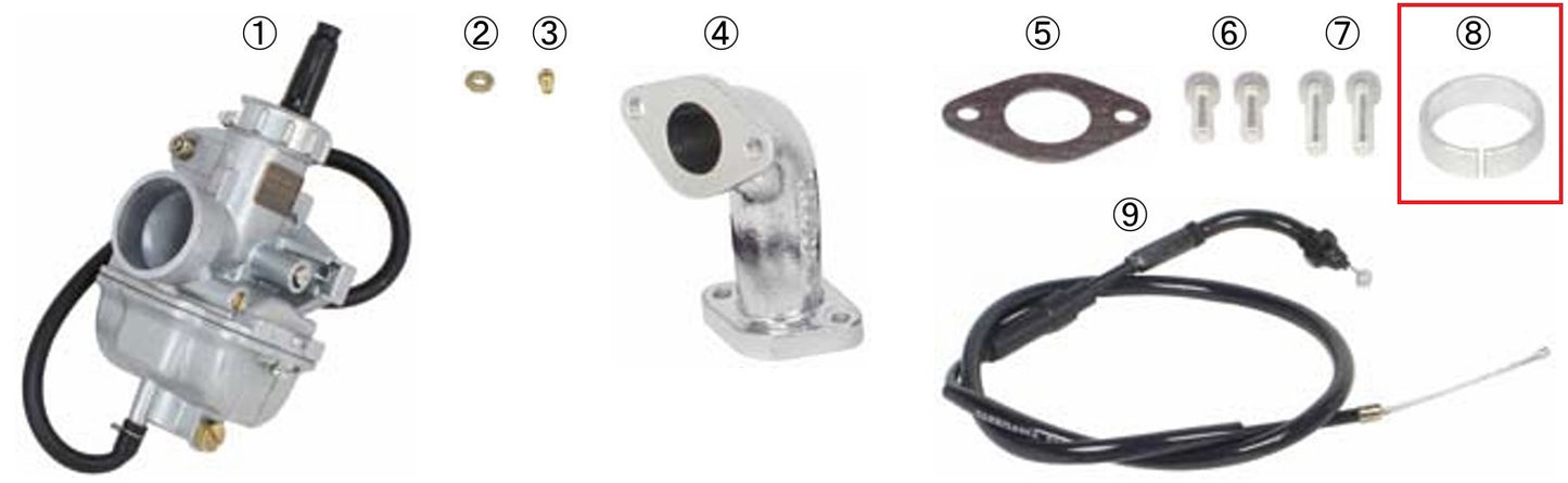 Connecting tube spacer