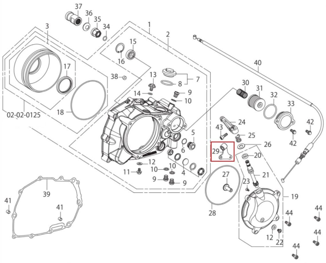 Cable receiver ASSY.