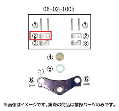 ハンドルアッパーホルダー トップブリッジ用