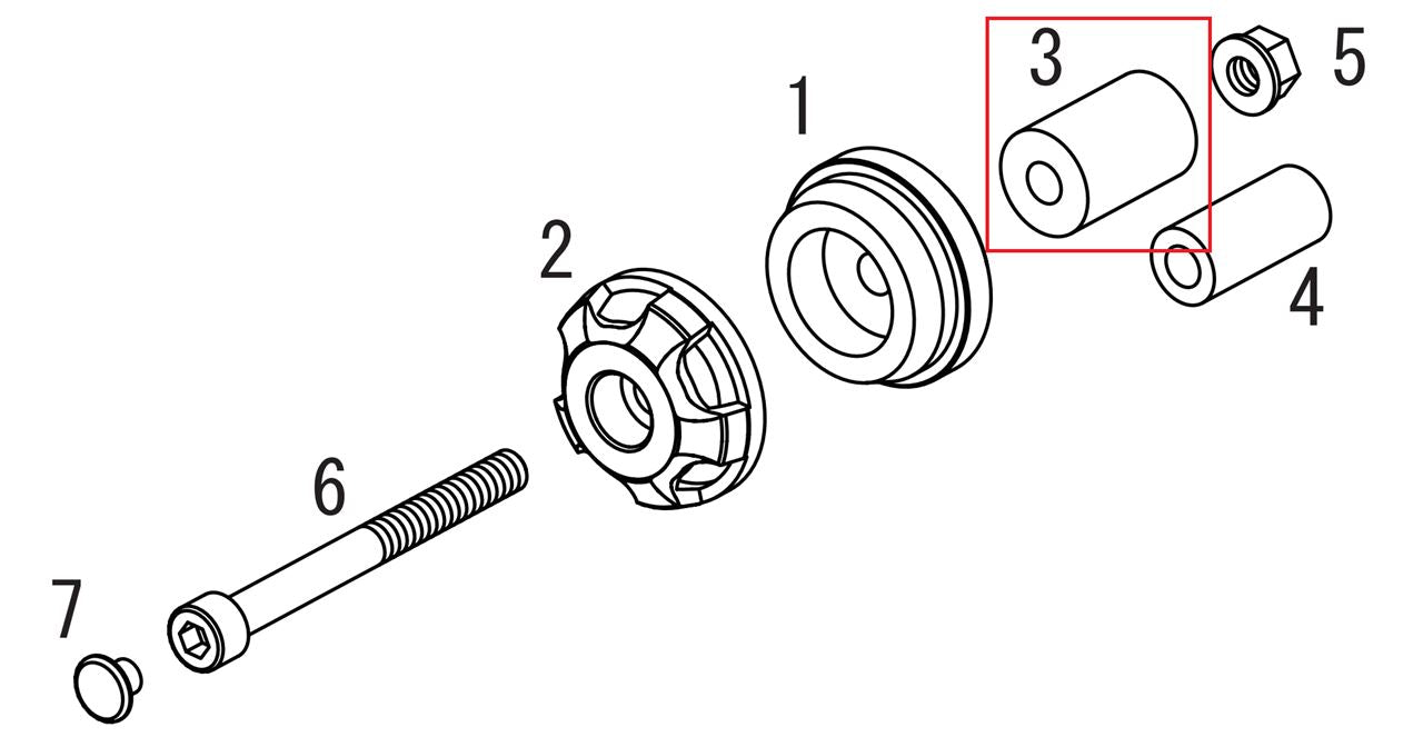Rubber (6.6×16.8×18.5) 2 pcs. Repair parts