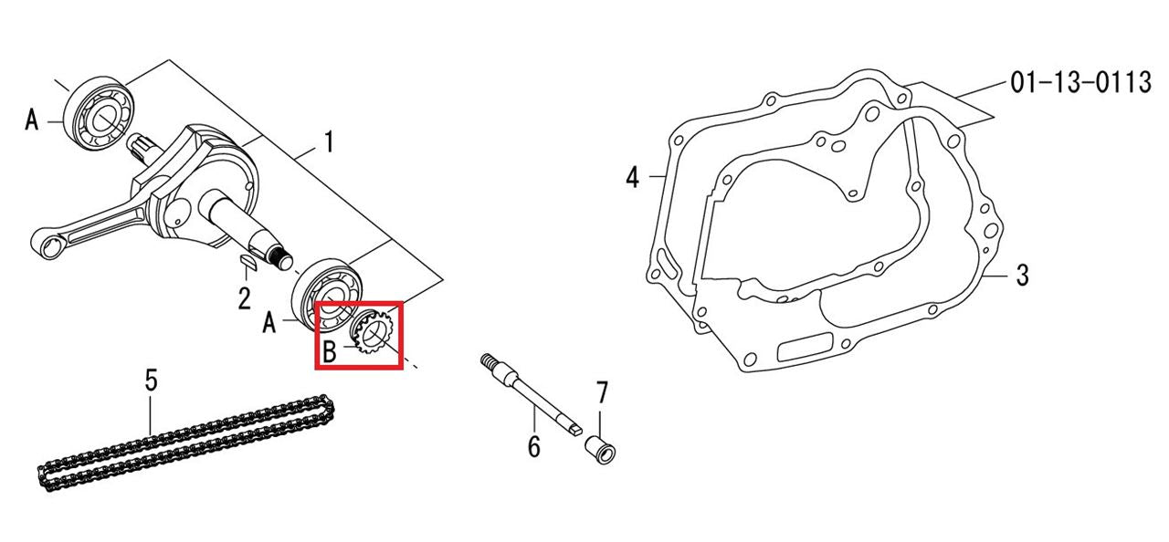 SPROCKET TIMING 16T