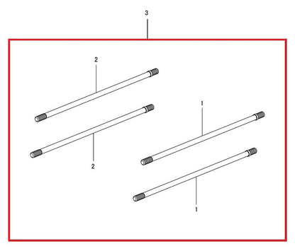 Cylinder Stud Bolt Set - DESMO-138cc SCUT