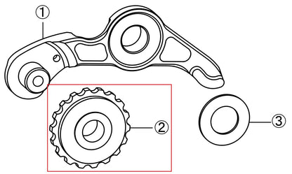 Cam chain tensioner roller