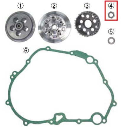 Nut 16mm CBR250R