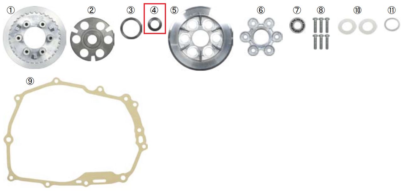 Primary Drive Gear Thrust Washer TCC-COMP Eng