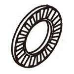 スラストベアリング 20×35×2 スヘﾟシャルクラッチインナーキット用 モンキー/ゴリラ/DAX50/マグナ50/ベンリィ/CD50 補修部品