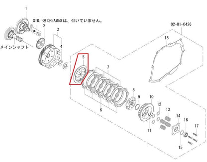 Clutch pressure plate slipper clutch