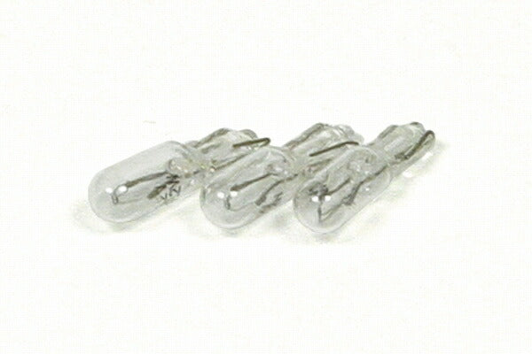T5 ウエッジ 12V1.2W(14V1.4W共通) クリアバルブ ブラック\U0026グリーンメーター 機械式用 照明用交換バルブ 3個入