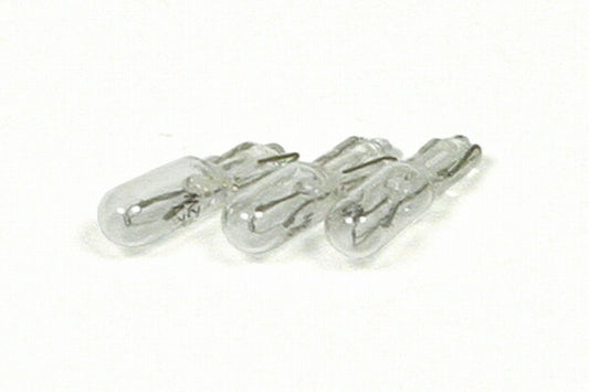 T5 ウエッジ 12V1.2W(14V1.4W共通) クリアバルブ ブラック\U0026グリーンメーター 機械式用 照明用交換バルブ 3個入