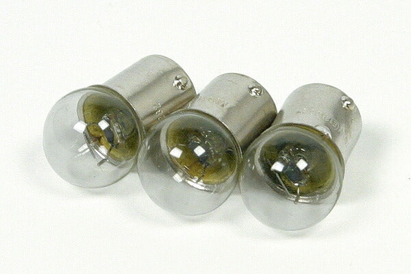 G18 BA15S 12V10W Clear Bulb for Turn Signal, 3-Pack